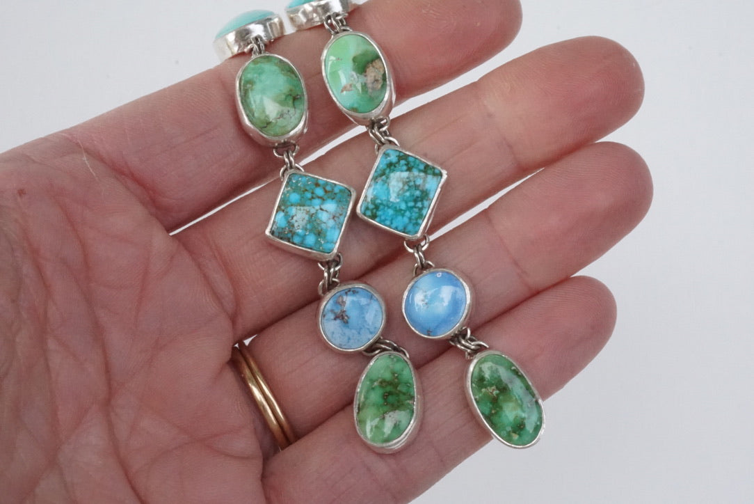 Cascade Statement Earring (Multi Stone)