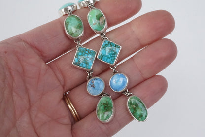 Cascade Statement Earring (Multi Stone)