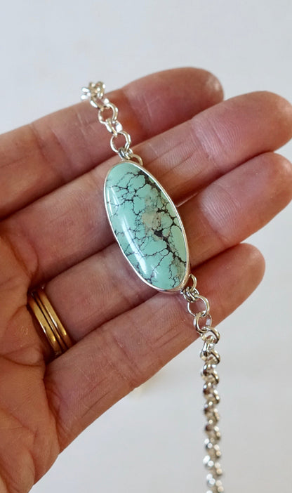 Turquoise Choker Necklace (Yungai)