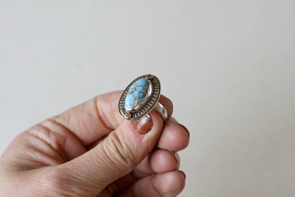 Small Sundial Ring (size 7)