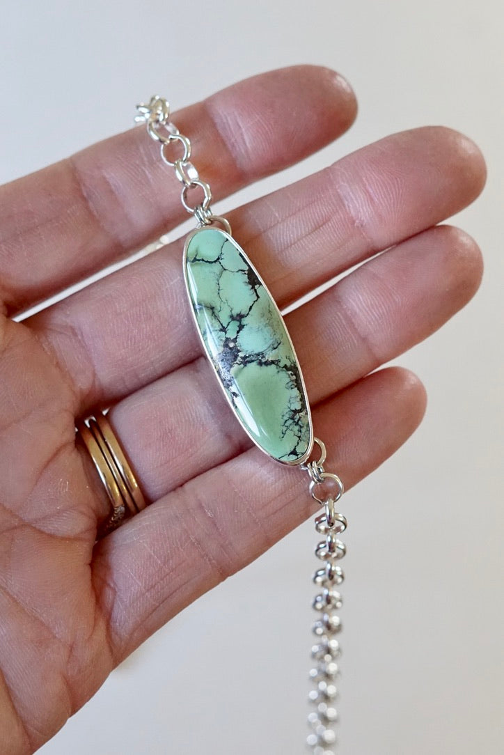 Turquoise Choker Necklace (Yungai)