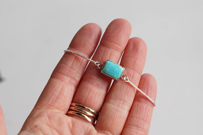 Box Chain Adjustable Bracelet (Kingman)