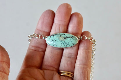 Turquoise Choker Necklace (Yungai)