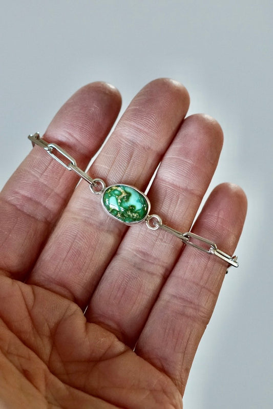 Cable Chain Adjustable Bracelet (Sonoran Gold)