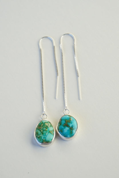 Turquoise Threader Earring (Turquoise Mountain)