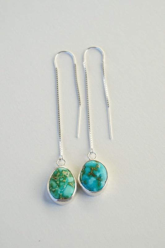 Turquoise Threader Earring (Turquoise Mountain)