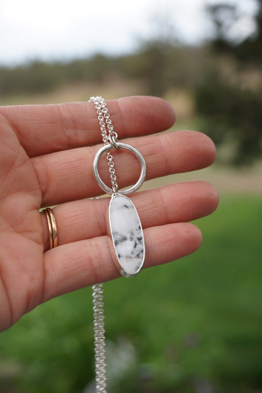 Lariat Necklace (White Buffalo)