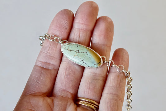 Turquoise Choker Necklace (Yungai)