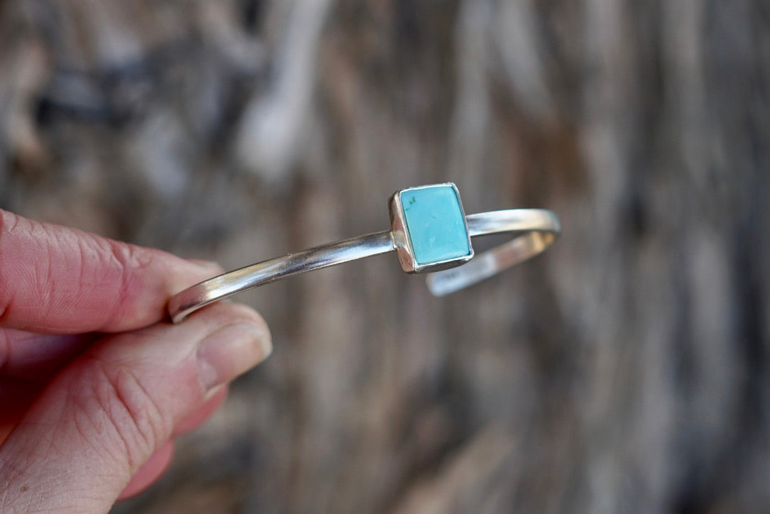 Stamped Cuff Bracelet (Sonoran Gold)