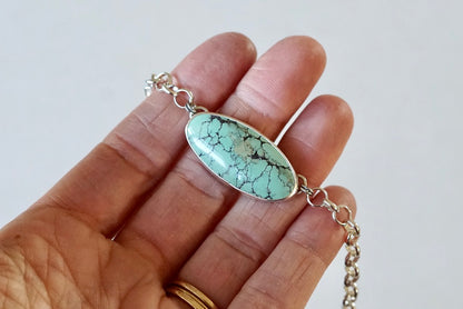 Turquoise Choker Necklace (Yungai)