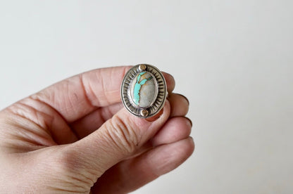 Small Sundial Ring (size 7.75)