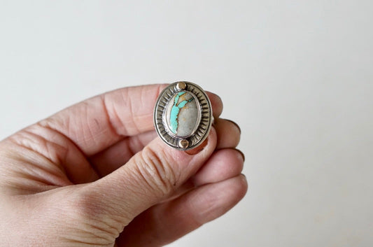Small Sundial Ring (size 7.75)