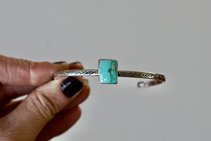 Stamped Cuff Bracelet (Kingman)