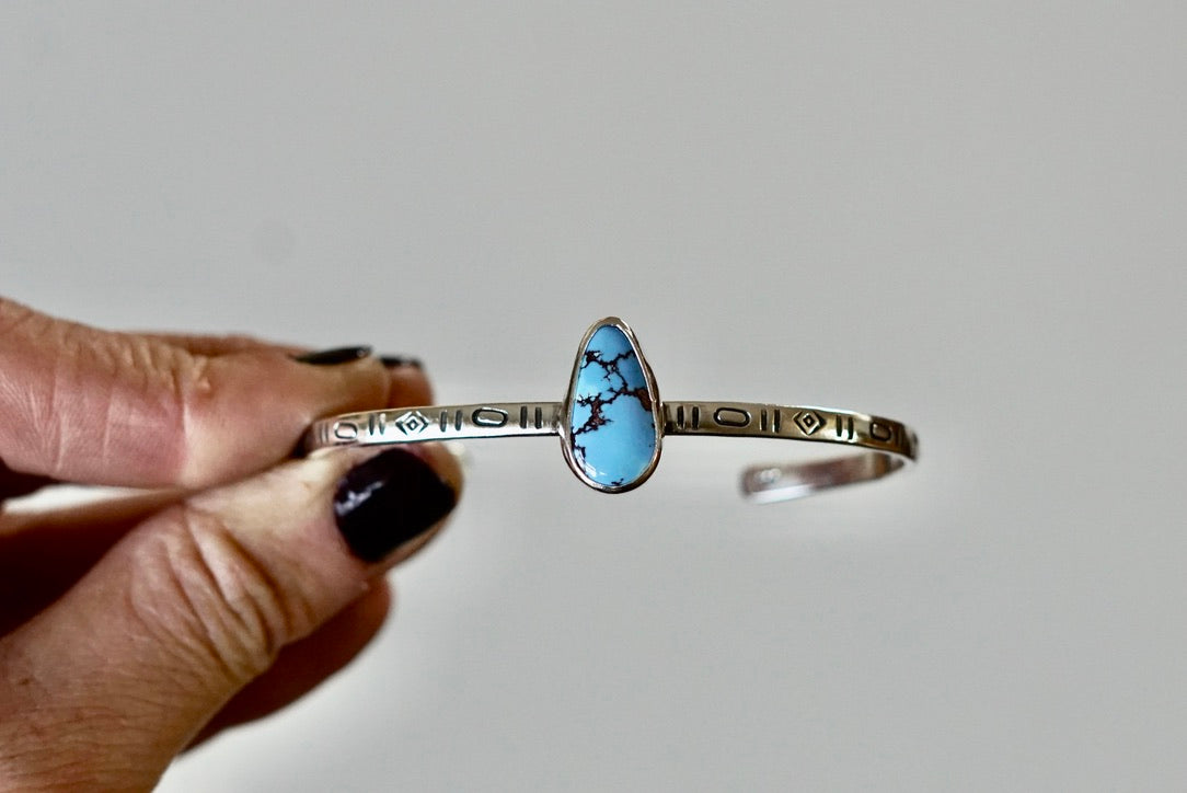 Stamped Cuff Bracelet (Golden Hill)