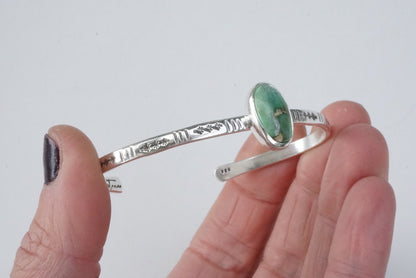 Stamped Cuff Bracelet (Carico Lake)