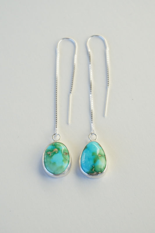 Turquoise Threader Earring (Turquoise Mountain)