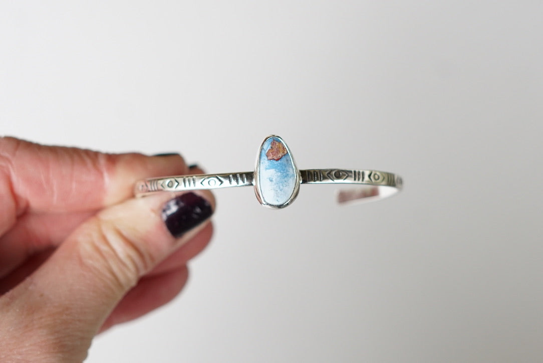 Stamped Cuff Bracelet (Golden Hill)