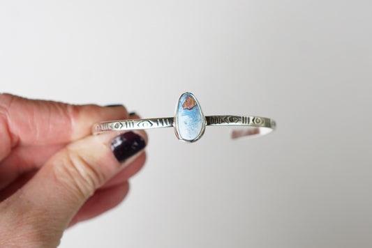 Stamped Cuff Bracelet (Golden Hill)