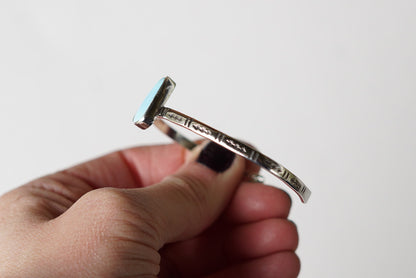 Stamped Cuff Bracelet (Golden Hill)