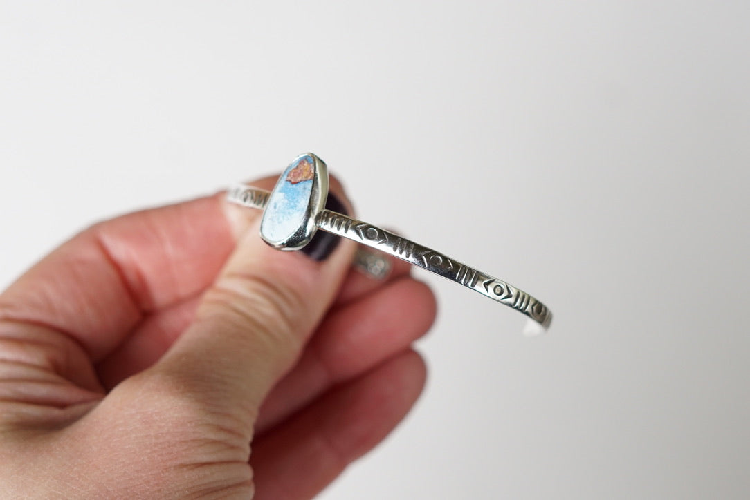 Stamped Cuff Bracelet (Golden Hill)