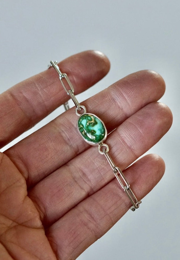 Cable Chain Adjustable Bracelet (Sonoran Gold)