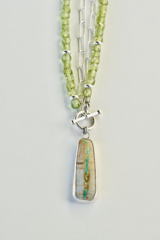 Metolius Necklace (Lime Quartz)