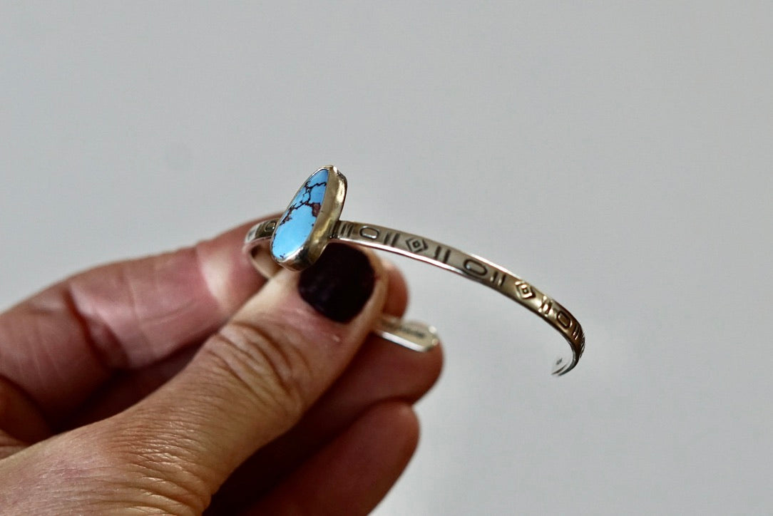 Stamped Cuff Bracelet (Golden Hill)
