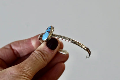 Stamped Cuff Bracelet (Golden Hill)