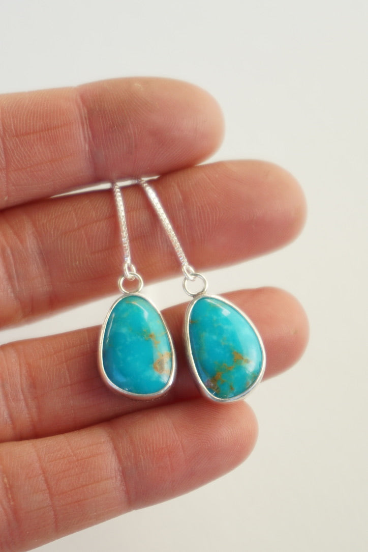 Turquoise Threader Earring (Royston)
