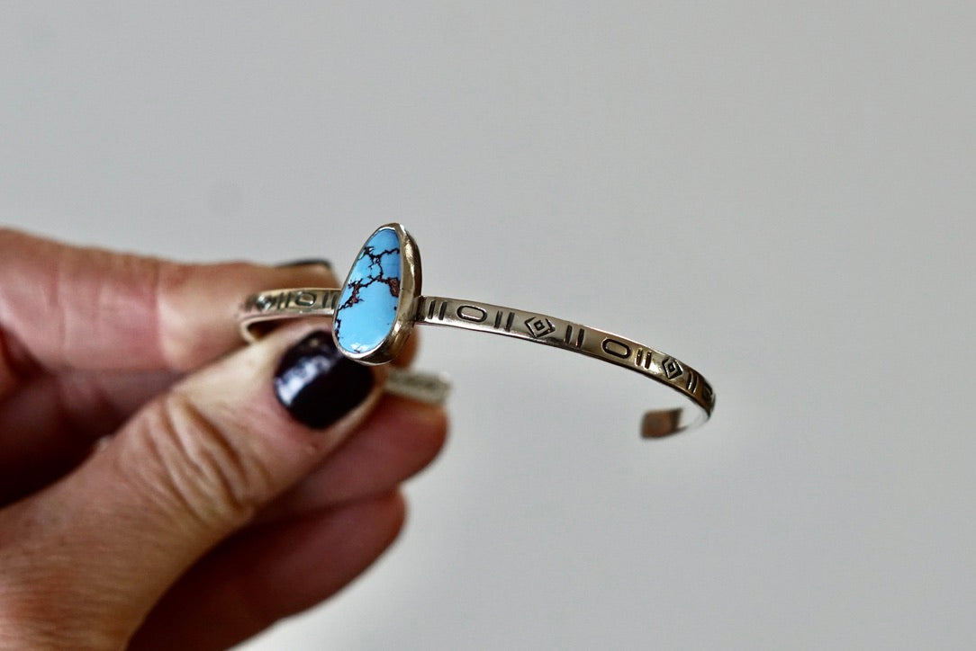 Stamped Cuff Bracelet (Golden Hill)