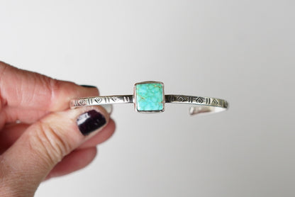 Stamped Cuff Bracelet (Kingman)