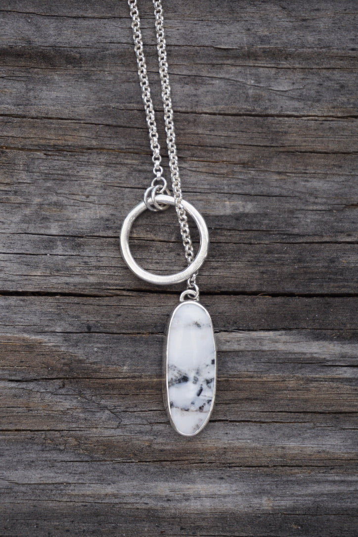 Lariat Necklace (White Buffalo)