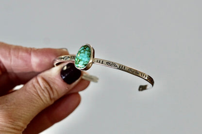 Stamped Cuff Bracelet (Sonoran Gold)