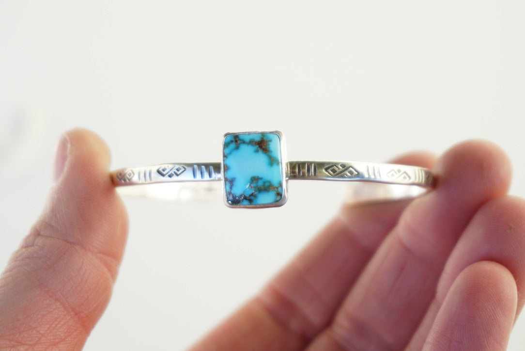 Stamped Cuff Bracelet (Kingman)