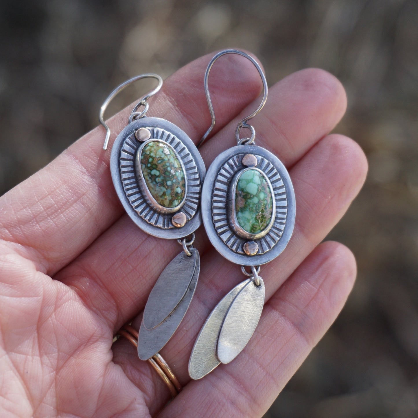 Sundial Earring (Sonoran Gold)