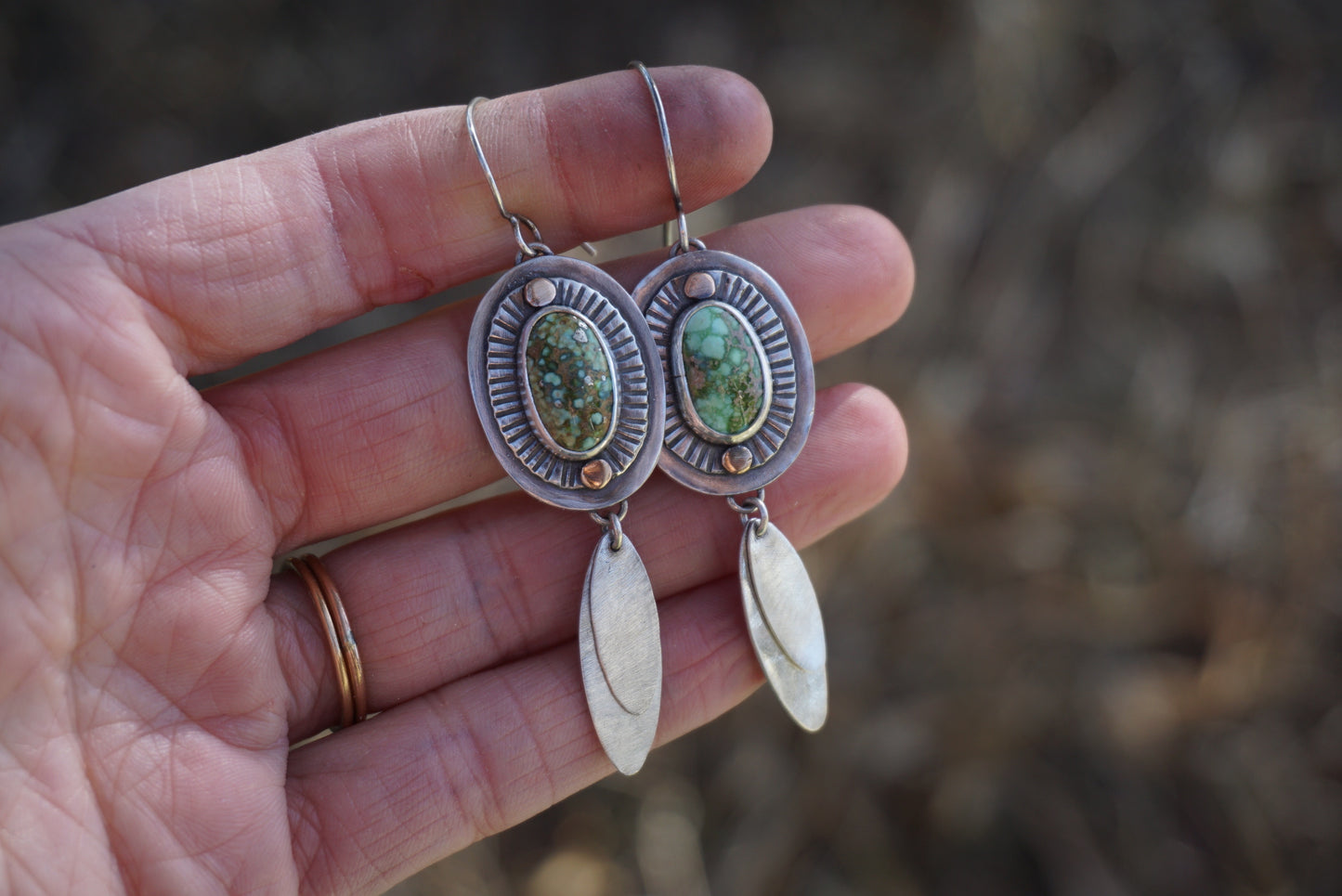 Sundial Earring (Sonoran Gold)