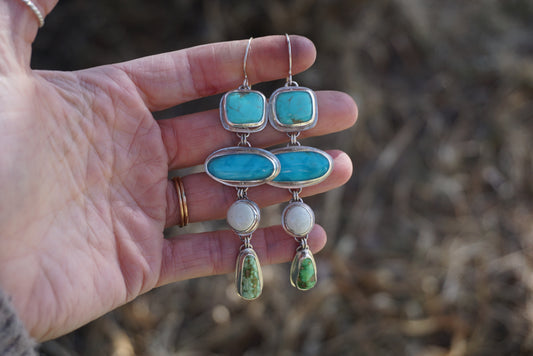 Turquoise Statement Earring