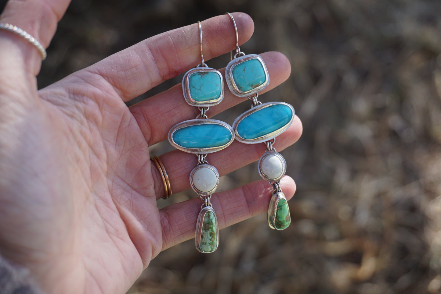 Turquoise Statement Earring