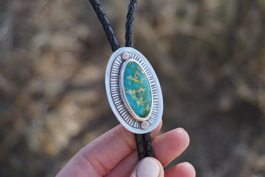 Sundial Bolo Tie (Sonoran Gold)