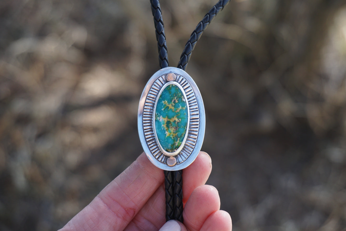 Sundial Bolo Tie (Sonoran Gold)