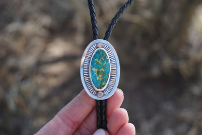 Sundial Bolo Tie (Sonoran Gold)
