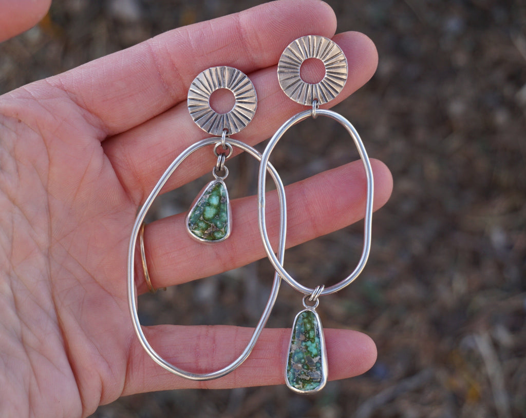 Full Circle Mismatched Earrings (Sonoran Gold)
