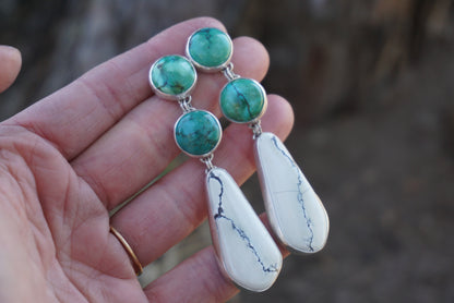 Cascade Statement Earring (Ivory Creek & Yungai)