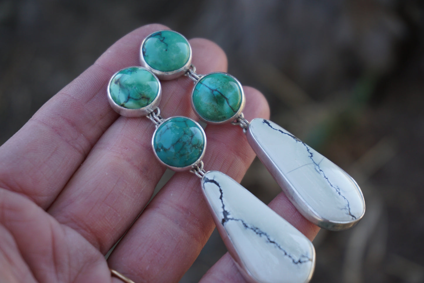 Cascade Statement Earring (Ivory Creek & Yungai)