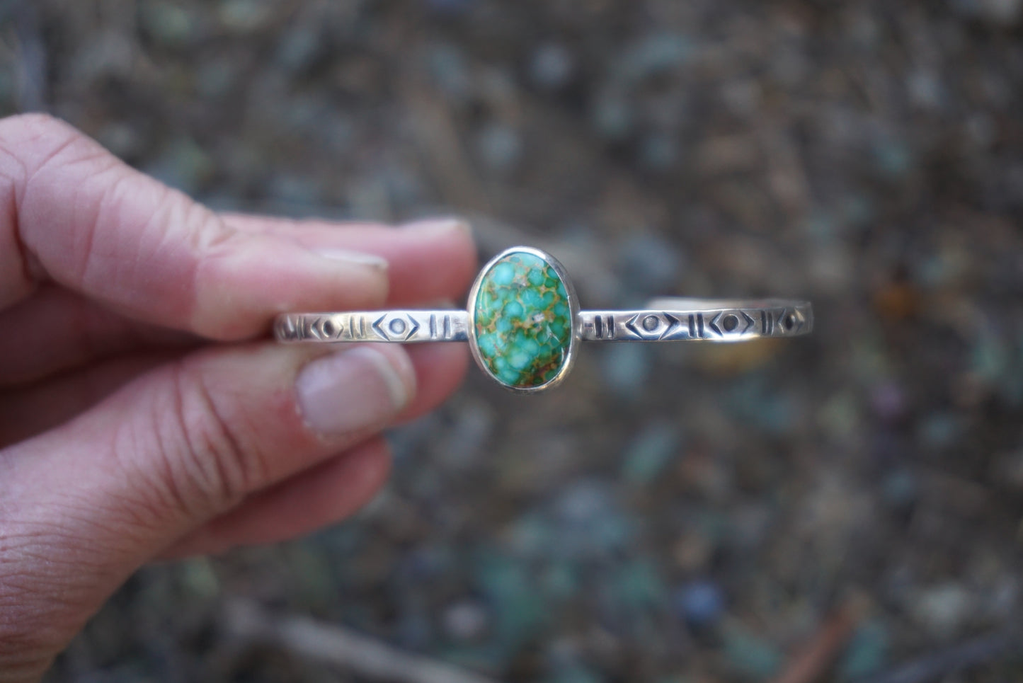 Stamped Cuff (Sonoran Gold)