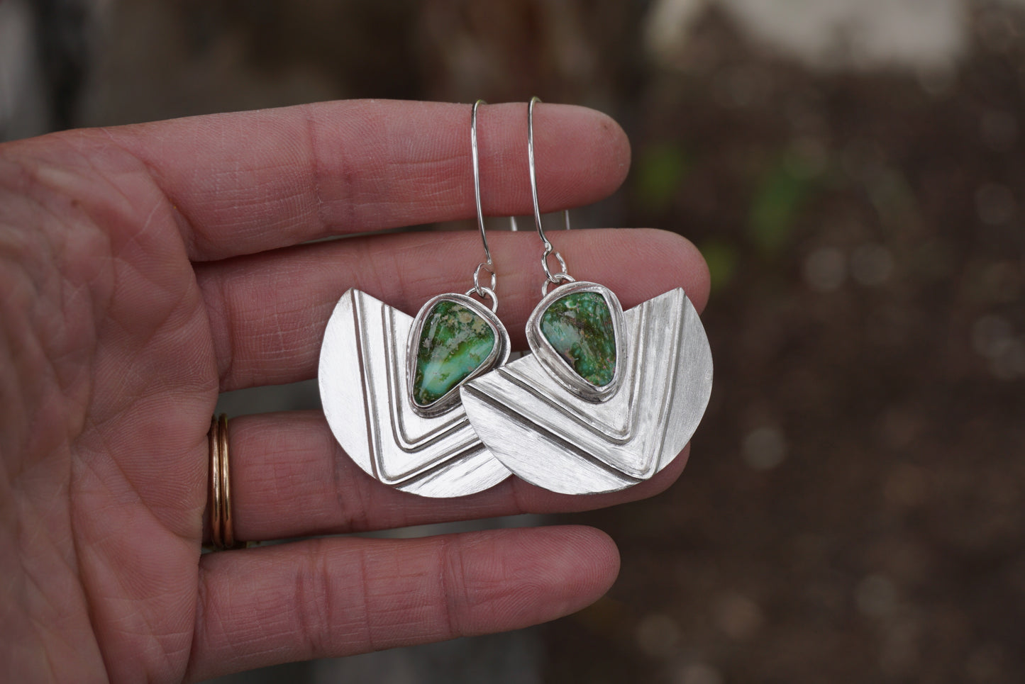 Chevron Danglers (Sonoran Gold)