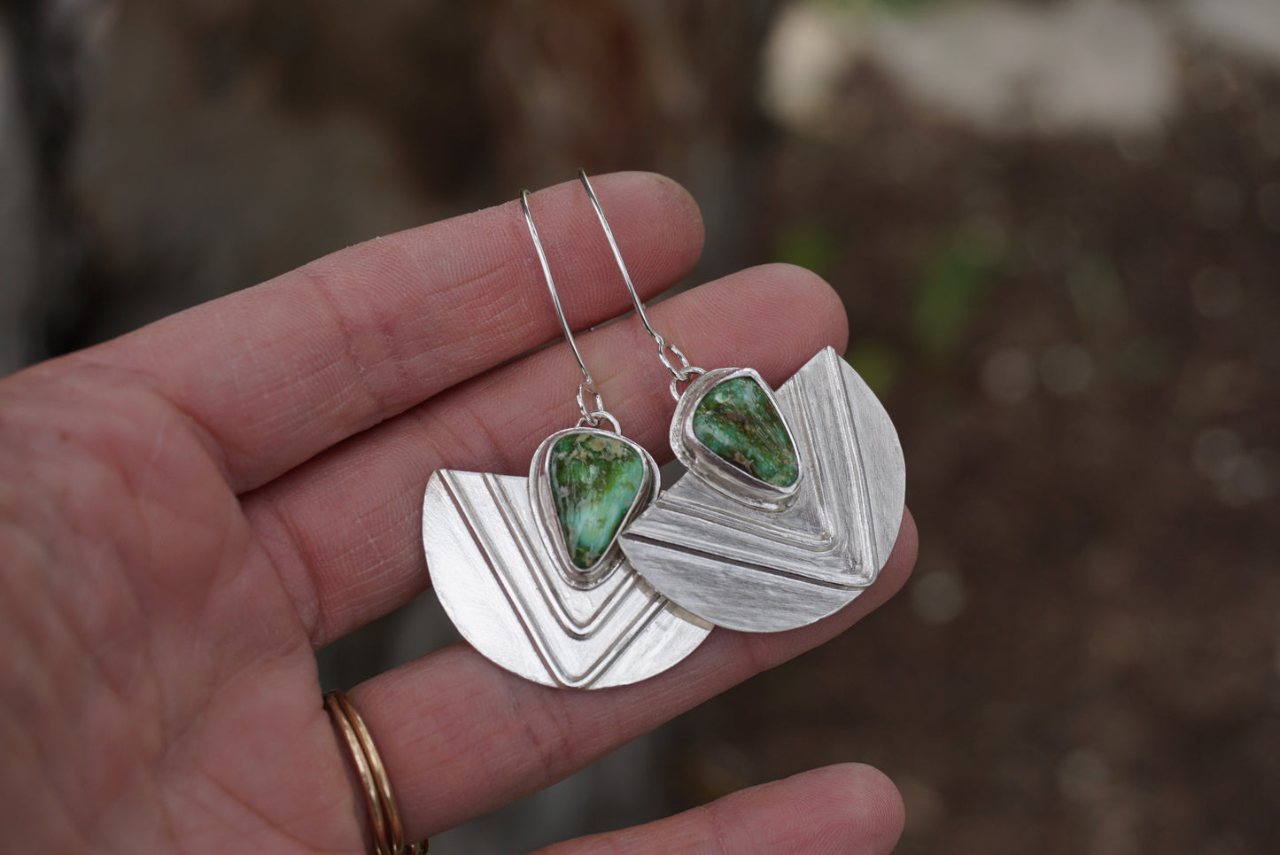 Chevron Danglers (Sonoran Gold)