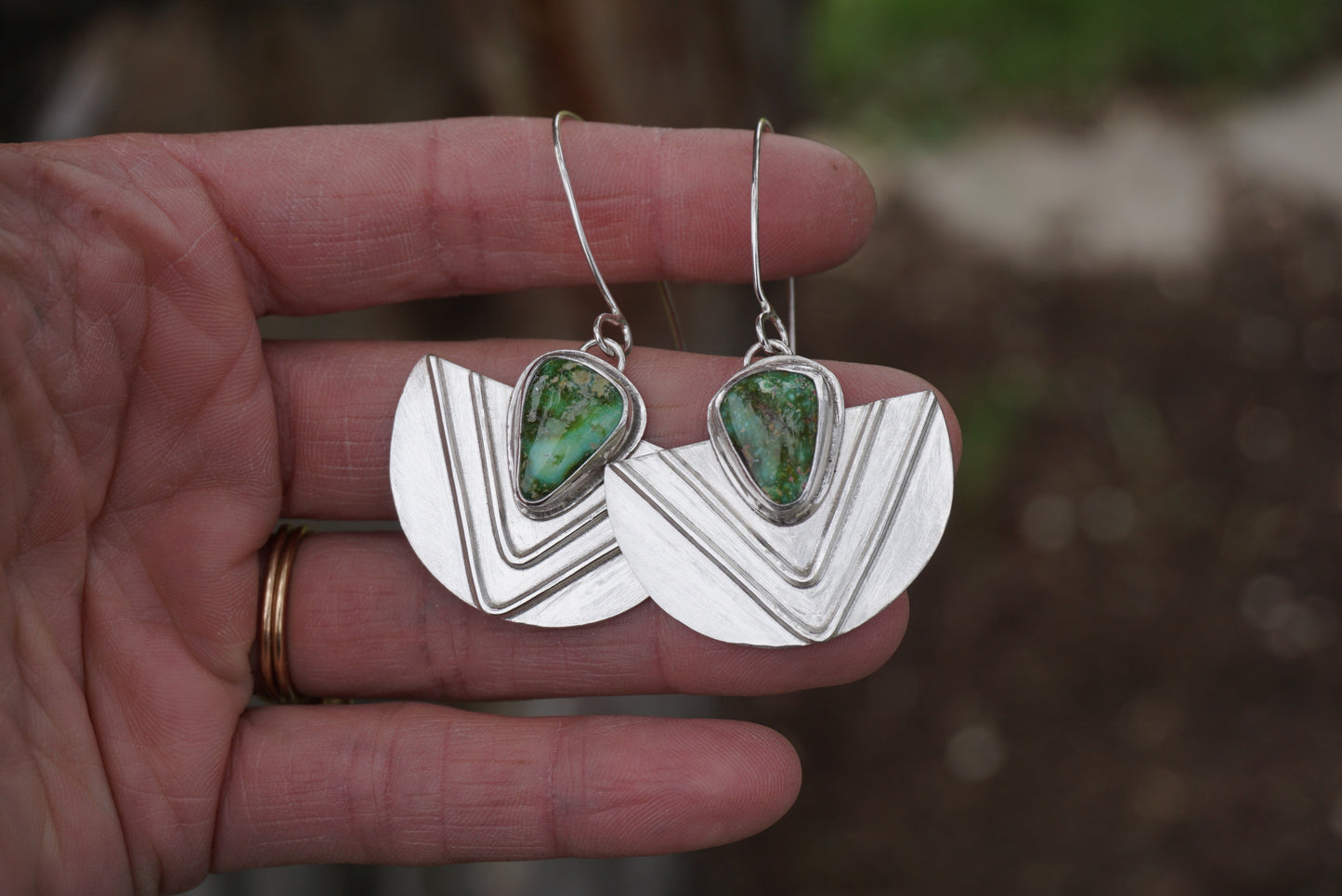Chevron Danglers (Sonoran Gold)