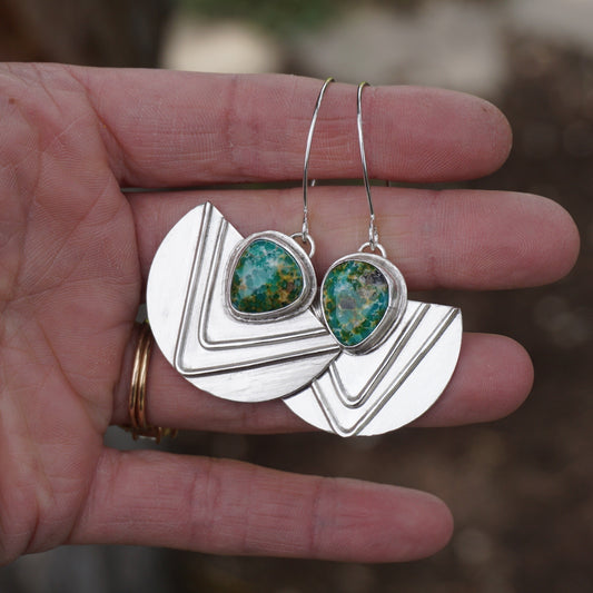 Chevron Danglers (Sonoran Gold)