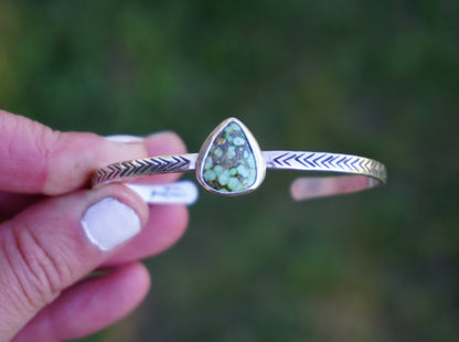 Stamped Cuff Bracelet (Sonoran Gold)